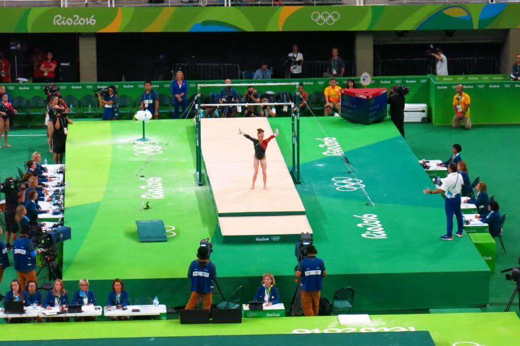US Gymnast Madison Kocian at 2016 Rio Olympics