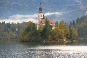 The island on Lake Bled