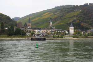 The town of Bacharach in Germany