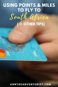 Use Points & Miles to South Africa