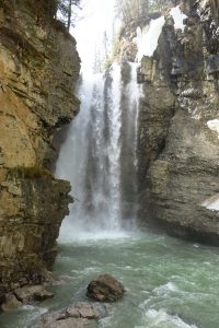 Banff National Park - Upper Falls at Johnston Canyon