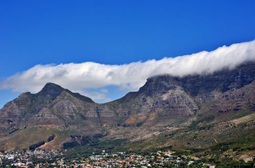 View of Table Mountain from Lion's Head trail