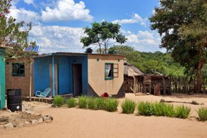 A home in a Zimbabwean Village